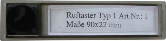 Einbau-Ruftaster TYP 1 SEKO TERRANEO Einbau-Ruftaster TYP 1 SEKO TERRANEO