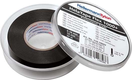 Premium PVC-Isolierband FLEX1000+19x20 BK