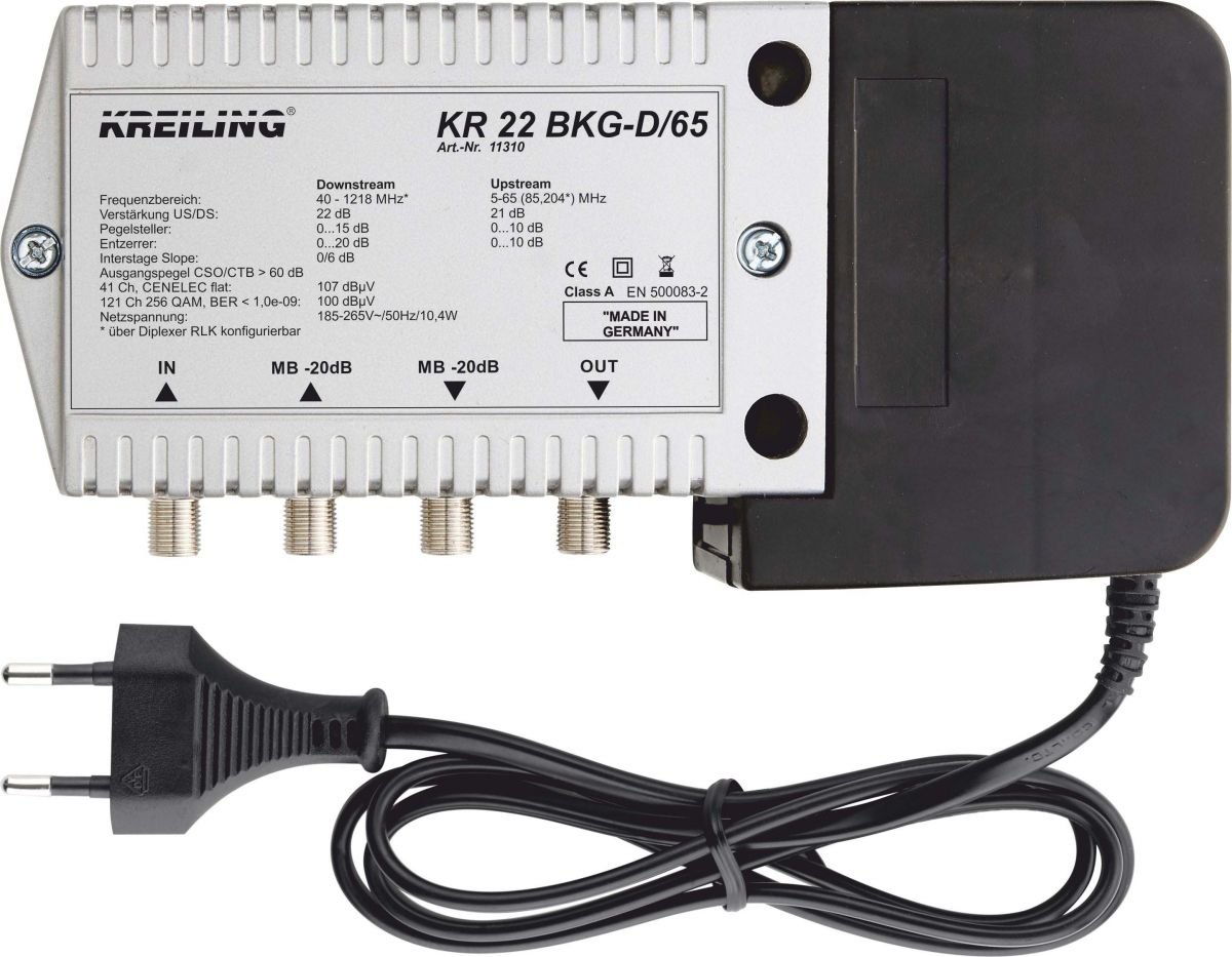 BKG-Verstärker KR 22 BKG-D/65 BKG-Verstärker KR 22 BKG-D/65