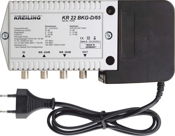 BKG-Verstärker KR 22 BKG-D/65 BKG-Verstärker KR 22 BKG-D/65