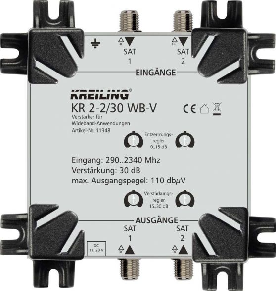 Verstärker für WideBand KR 2-2/30 WB-V Verstärker für WideBand KR 2-2/30 WB-V
