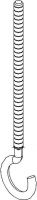 Hakenschraube H 4X70