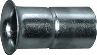 Stahlrohr-Steckendtülle SES-E-V 50 vz. Zn-Ni