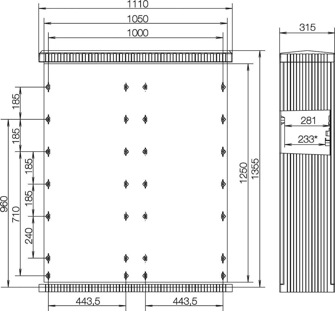 Kabelverteilerschrank SL132P Kabelverteilerschrank SL132P