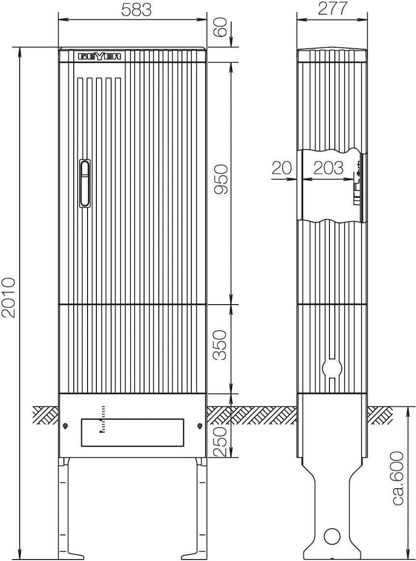 Anschlusssäule SL205 Anschlusssäule SL205