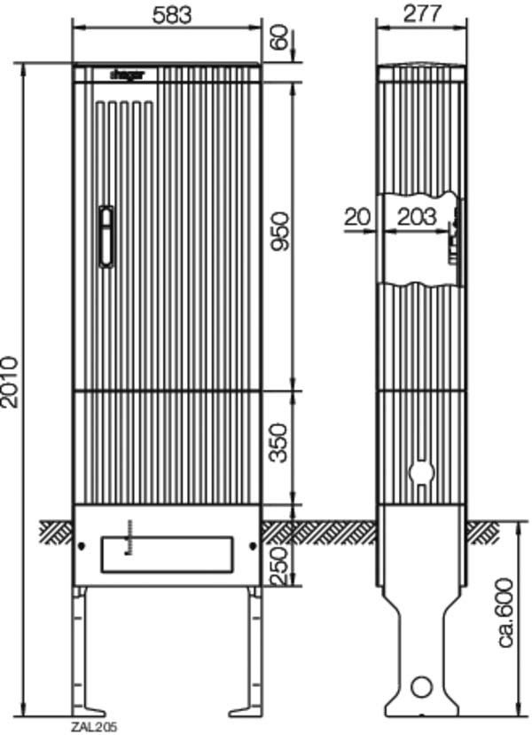 Verteilersäule ZAL205 Verteilersäule ZAL205