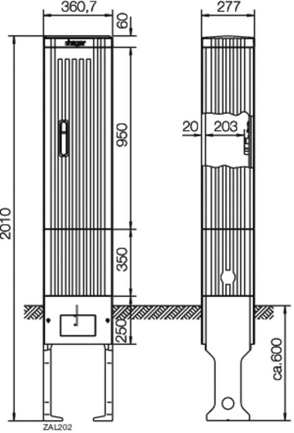 Verteilersäule ZAL202 Verteilersäule ZAL202