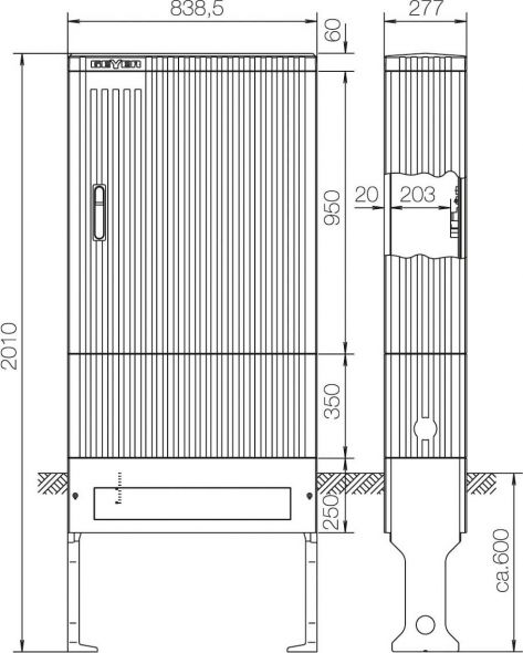 Anschlusssäule SL207 Anschlusssäule SL207
