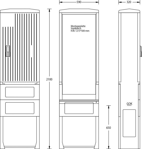 Säule A070-M-2100 Säule A070-M-2100