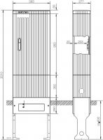 Säule BH7 4 Einbaueinh. SK205A