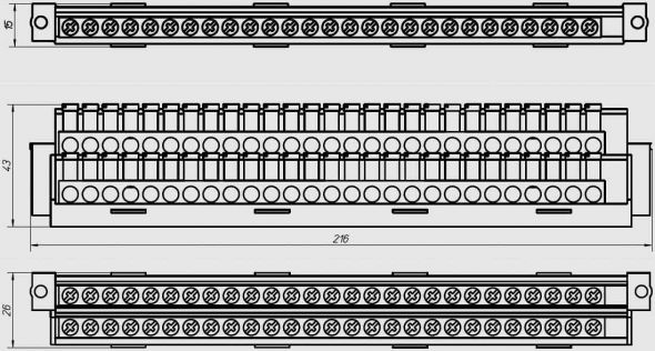 Klemmenträger ZSD-PKL/NPE/1 Klemmenträger ZSD-PKL/NPE/1