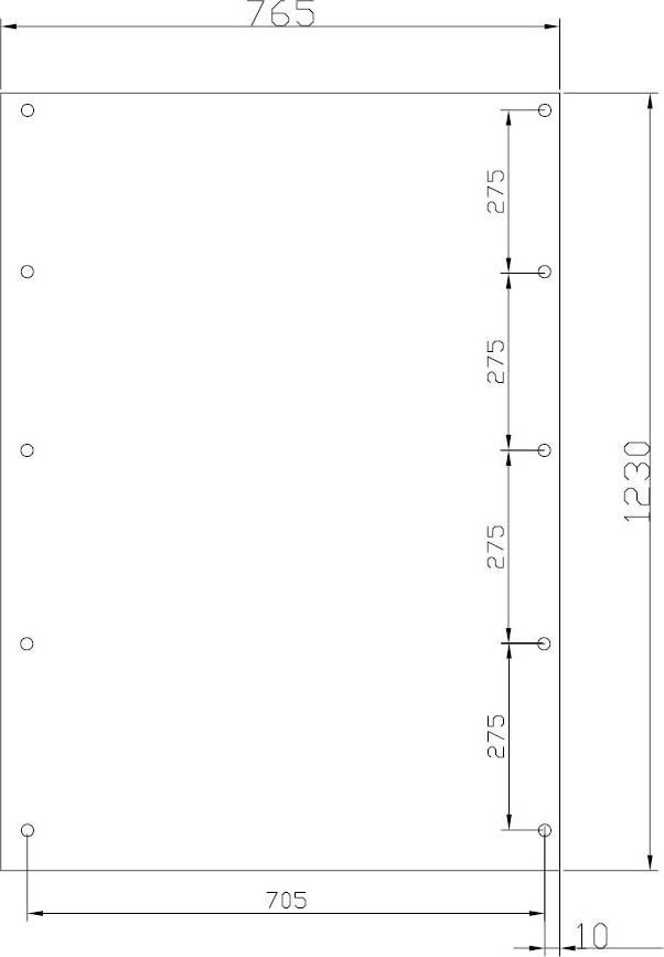 2/3-Montageplatte 2M2-3-1300