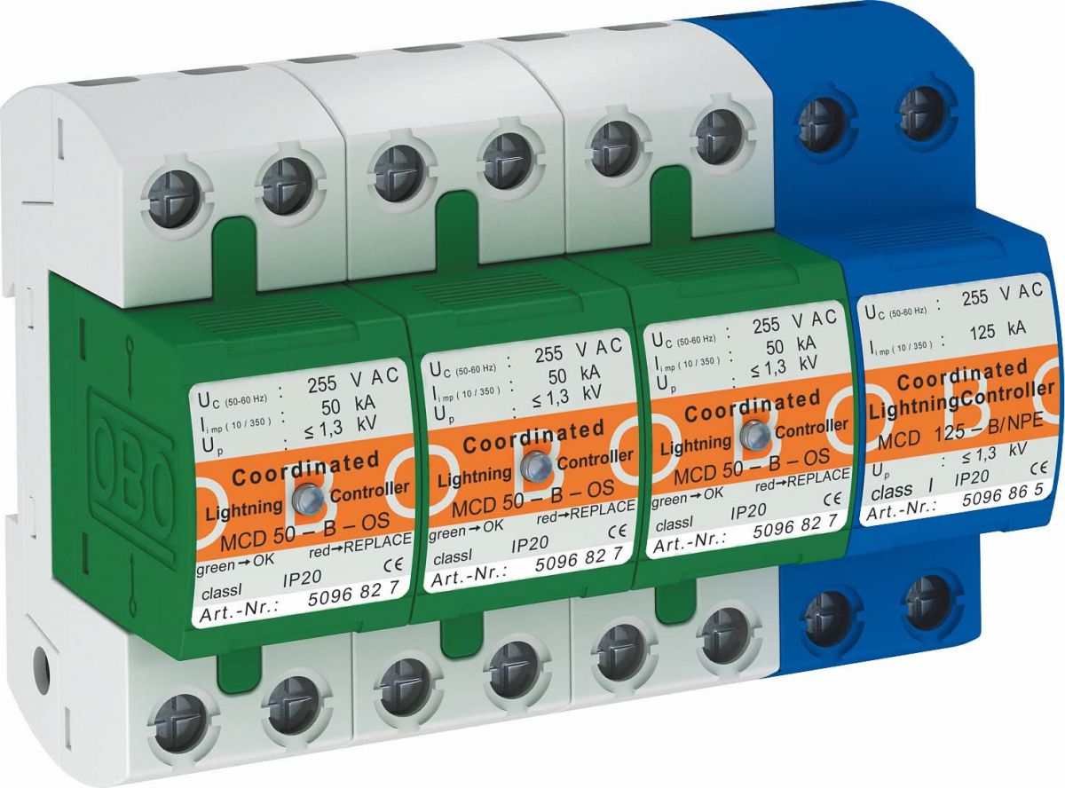 Blitzstromableiter MCD 50-B 3+1-OS Blitzstromableiter MCD 50-B 3+1-OS