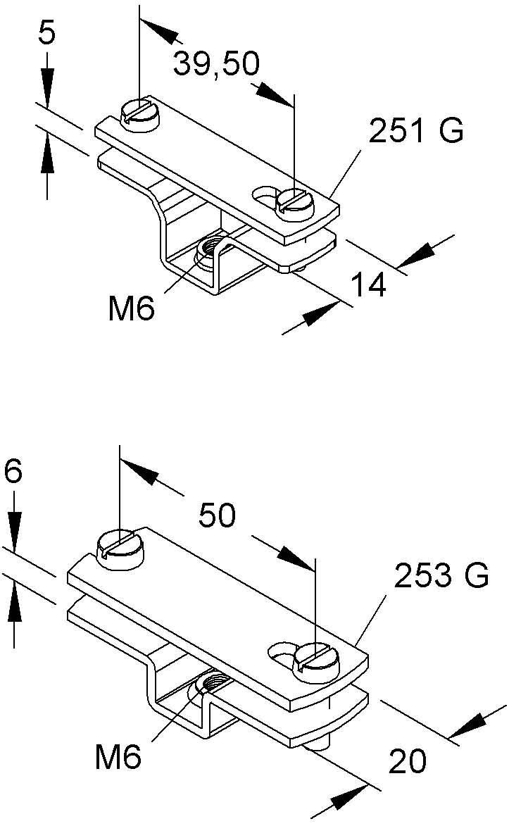 Abstandschelle 253 G Abstandschelle 253 G