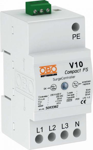 Überspannungsableiter V10 COMPACT-FS Überspannungsableiter V10 COMPACT-FS