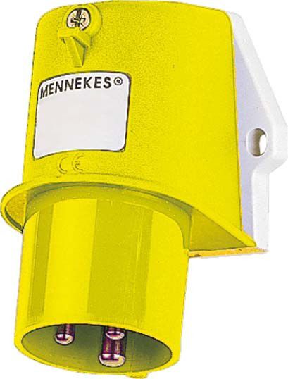 Wandgerätestecker 843 3p 16A 110V gelb Wandgerätestecker 843 3p 16A 110V gelb