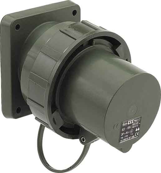 Gerätestecker 63A 4p 440V 27297 Gerätestecker 63A 4p 440V 27297