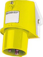 Wandgerätestecker 843 3p 16A 110V gelb