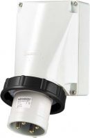 Wandgerätestecker 358 4p 63A 500V schwarz