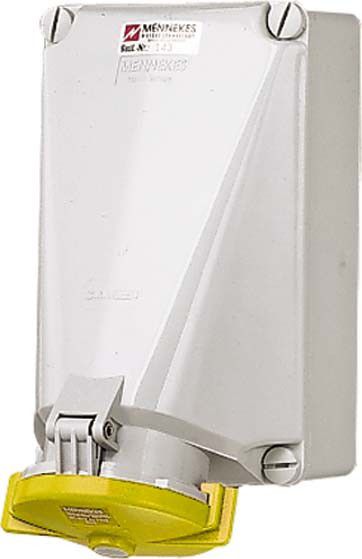 Steckdose 137 4p 125A 110V gelb Steckdose 137 4p 125A 110V gelb
