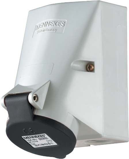 CEE Steckdose TwinCONTACT 1752 4p 16A 500V schwarz CEE Steckdose TwinCONTACT 1752 4p 16A 500V schwarz