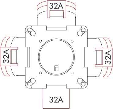 T-V-C Kreuzverteiler 54567 T-V-C Kreuzverteiler 54567