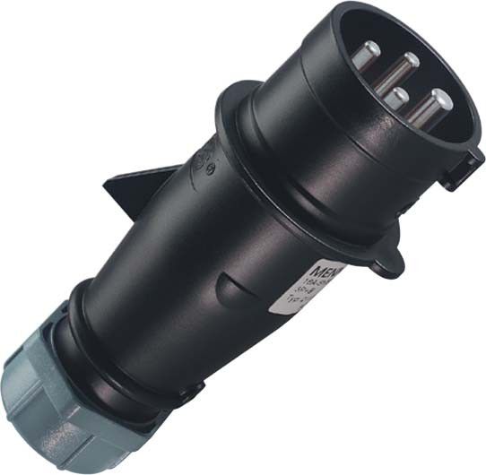 CEE Stecker AM-TOP 20781 4p 32A 500V schwarz CEE Stecker AM-TOP 20781 4p 32A 500V schwarz