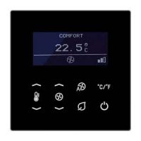 KNX Raumtemperatur-Display TR D LS 9248 schwarz