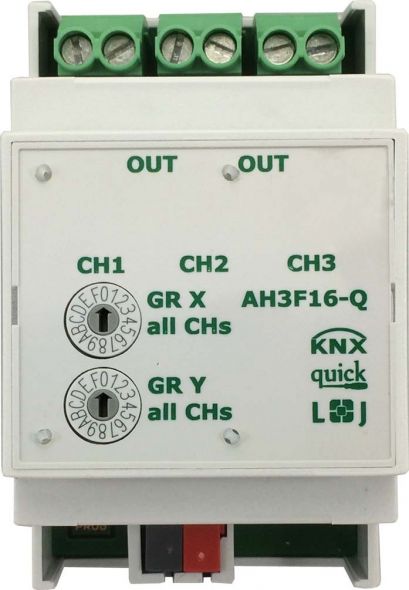 KNX Schaltaktor quick AH3F16-Q KNX Schaltaktor quick AH3F16-Q