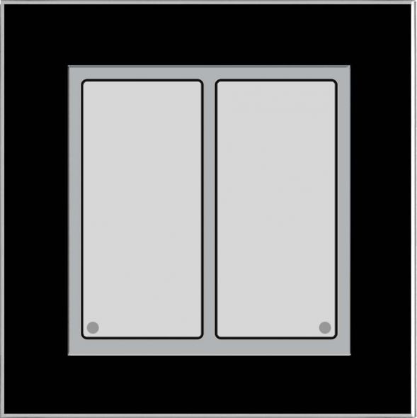 Glas-Tastenfeld LCN-GT2B Glas-Tastenfeld LCN-GT2B