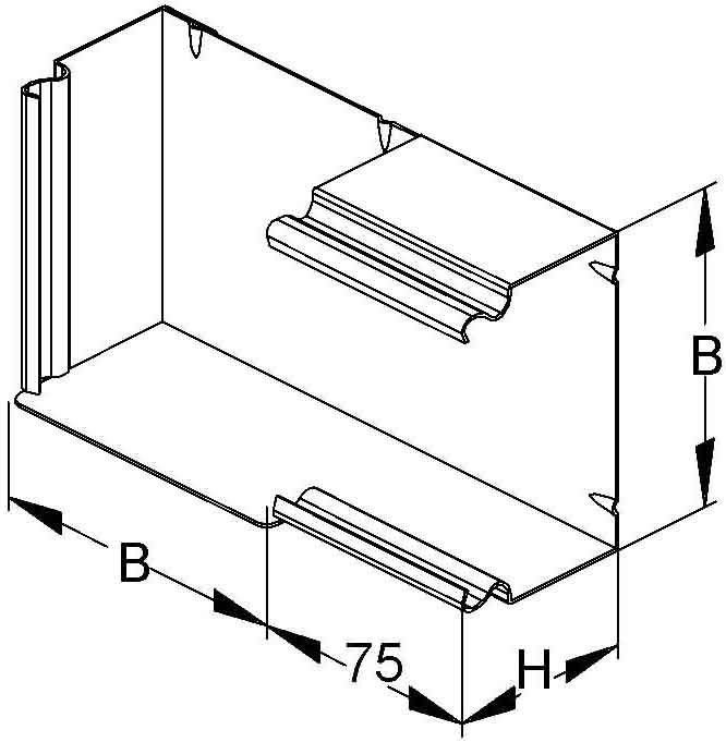 Vertikaleckeinsatz LUWE 60.060 R
