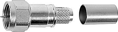 F-Kabelstecker HDTV Cr/Cr J01600A0004 F-Kabelstecker HDTV Cr/Cr J01600A0004