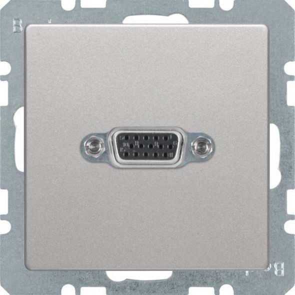 Steckdose VGA 3315416084 alu samt lackiert Steckdose VGA 3315416084 alu samt lackiert