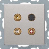 Steckdose 3315326084 alu samt lackiert
