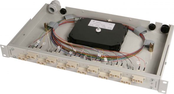 Spleißbox bestückt TNSB-BV-12ST-50-OM3 Spleißbox bestückt TNSB-BV-12ST-50-OM3