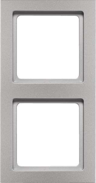 Rahmen 2-fach 10126094 alu samt lackiert Rahmen 2-fach 10126094 alu samt lackiert
