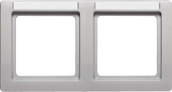 Rahmen 2-fach 10226014 alu samt lackiert Rahmen 2-fach 10226014 alu samt lackiert