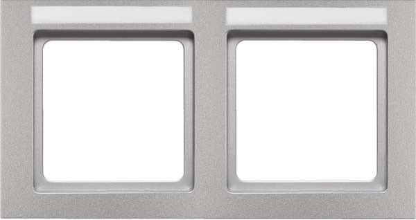 Rahmen 2-fach 10226094 alu samt lackiert Rahmen 2-fach 10226094 alu samt lackiert