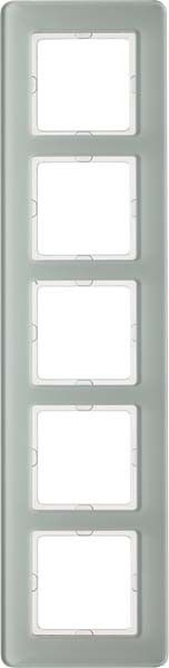 Rahmen 5-fach 10156079 Glas polarweiß Rahmen 5-fach 10156079 Glas polarweiß
