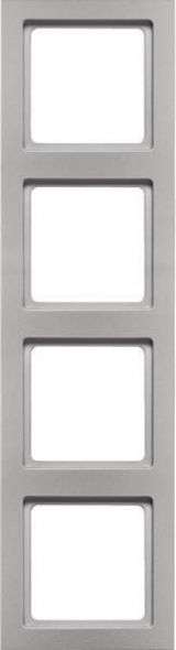 Rahmen 4-fach 10146094 alu samt lackiert Rahmen 4-fach 10146094 alu samt lackiert
