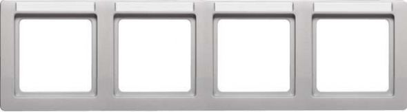 Rahmen 4-fach 10246014 alu samt lackiert Rahmen 4-fach 10246014 alu samt lackiert