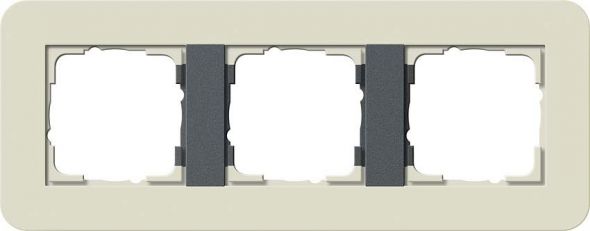 System 55 E3 3-fach Rahmen sand 0213427 System 55 E3 3-fach Rahmen sand 0213427