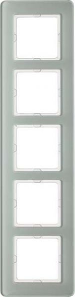 Rahmen 5-fach 10156079 Glas polarweiß Rahmen 5-fach 10156079 Glas polarweiß