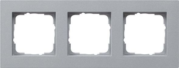 System 55 E2 3-fach Rahmen aluminium 0213255 f System 55 E2 3-fach Rahmen aluminium 0213255 f