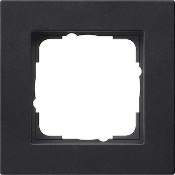 System 55 E2 1-fach Rahmen schwarz matt 0211095 f System 55 E2 1-fach Rahmen schwarz matt 0211095 f