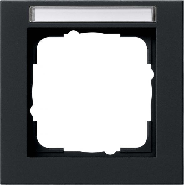 System 55 E2 1-fach Rahmen schwarz matt 109109 System 55 E2 1-fach Rahmen schwarz matt 109109