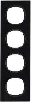 Rahmen 4-fach 10142616 Glas schwarz