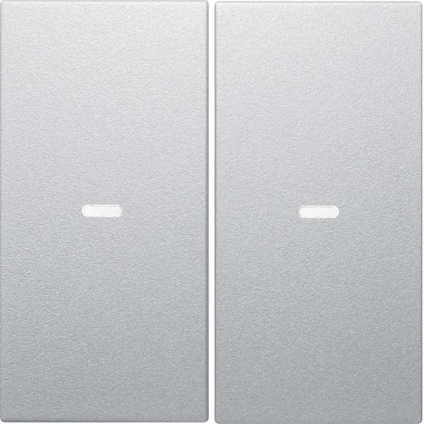 Tast-Abdeckung 2f. alu 80960383 Tast-Abdeckung 2f. alu 80960383