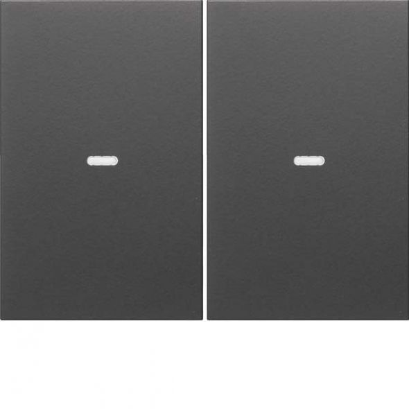 Tast-Abdeckung 2f. anth 80960375 Tast-Abdeckung 2f. anth 80960375