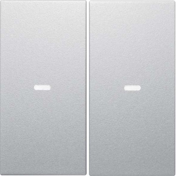 Tast-Abdeckung 2f. alu 80960383 Tast-Abdeckung 2f. alu 80960383